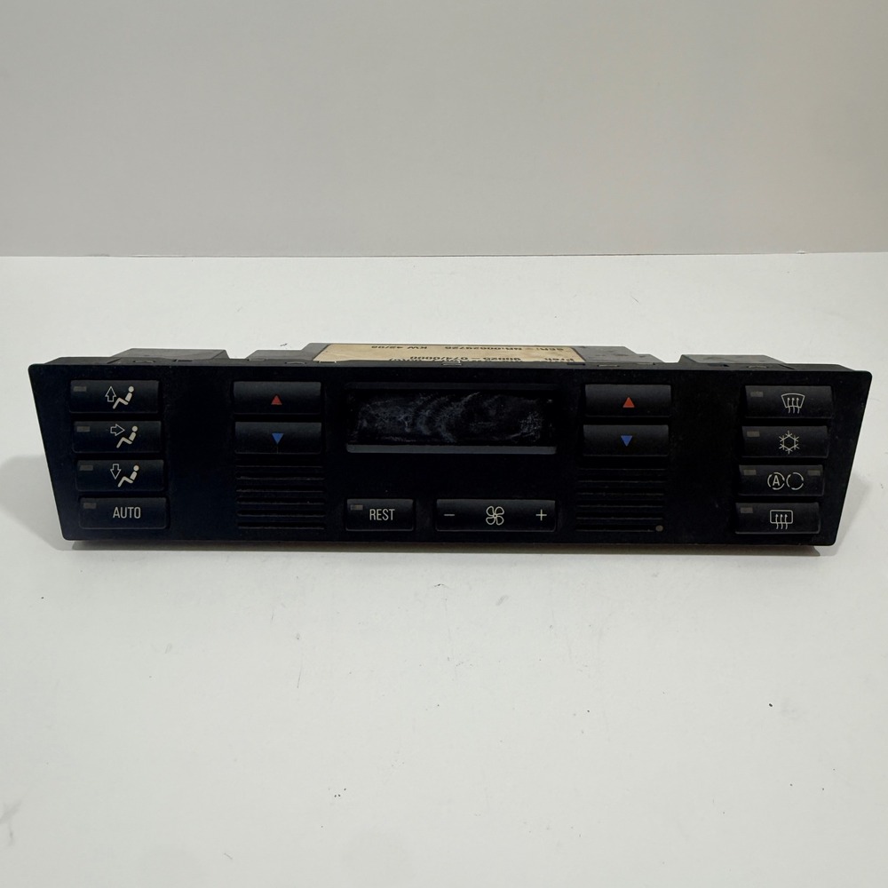 BMW Climate Control Unit E39 E38 OS Black Good 641183859279 Preh OEM